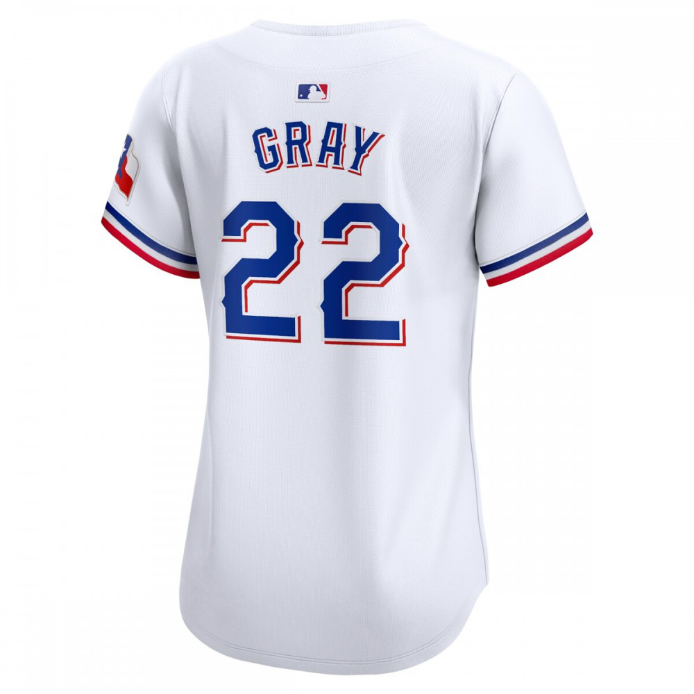 Jon Gray Texas Rangers Women's Home Limited Player Jersey - White-Pro Kit Vault | Brand New 26/27 Sports Jerseys
